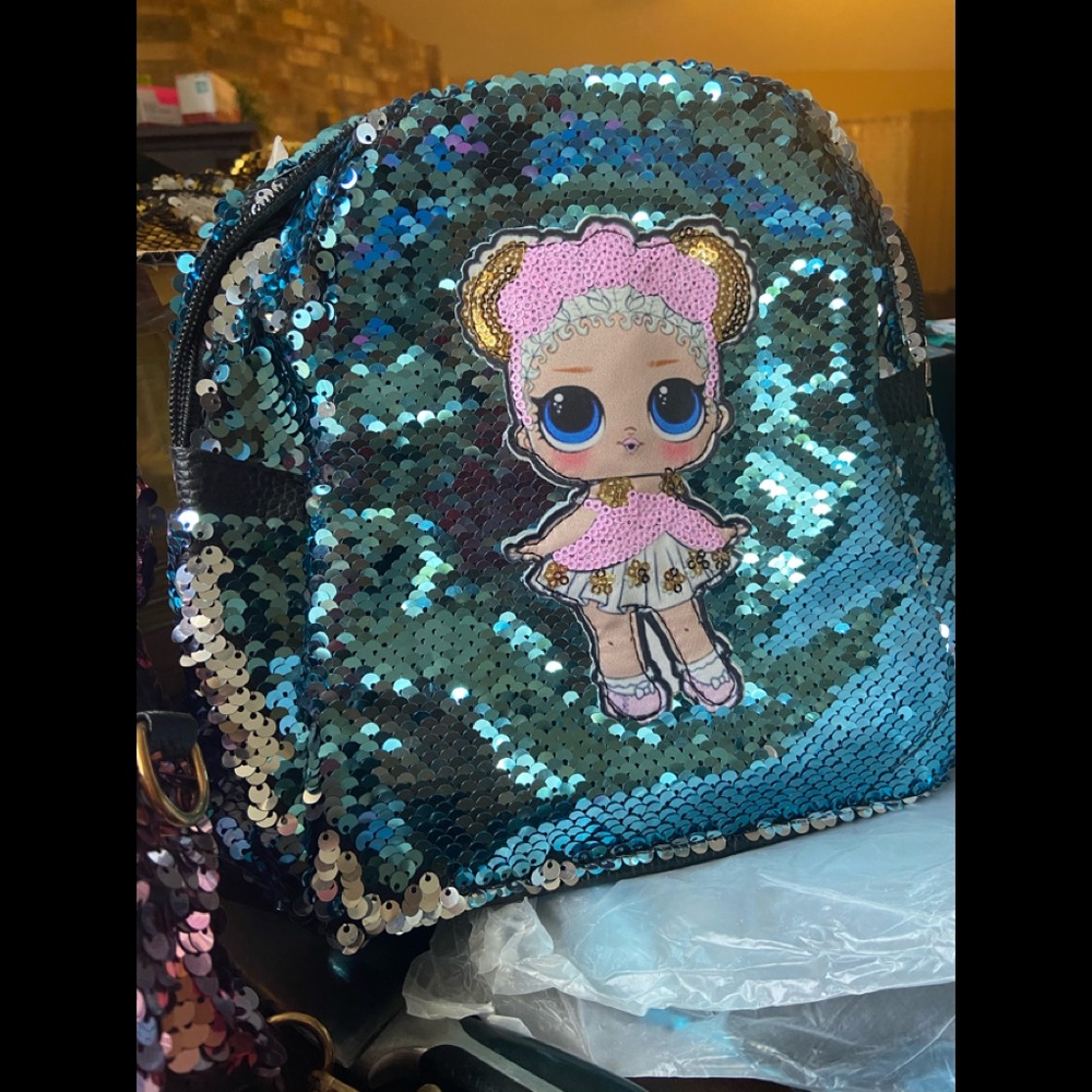 Sequins backpack 🎒